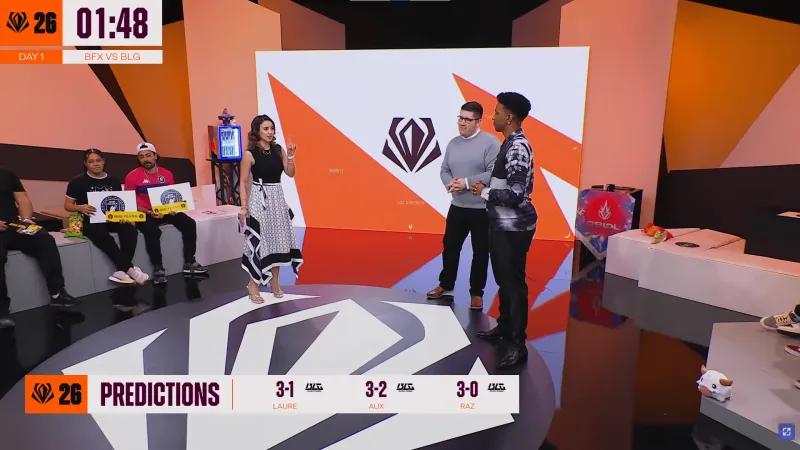世界杯赛事直播-英文流分析台预测BLG和BFX胜负:三人均预测BLG击败BFX
